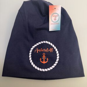 Beanie Unisex Navy | Logo Ankerstoff