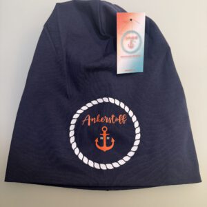 Beanie Unisex Navy | Logo Ankerstoff
