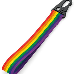Key-Clip-Nylon Rainbow